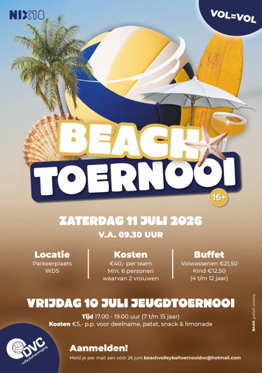 Beachvolleybaltoernooi D.V.C.